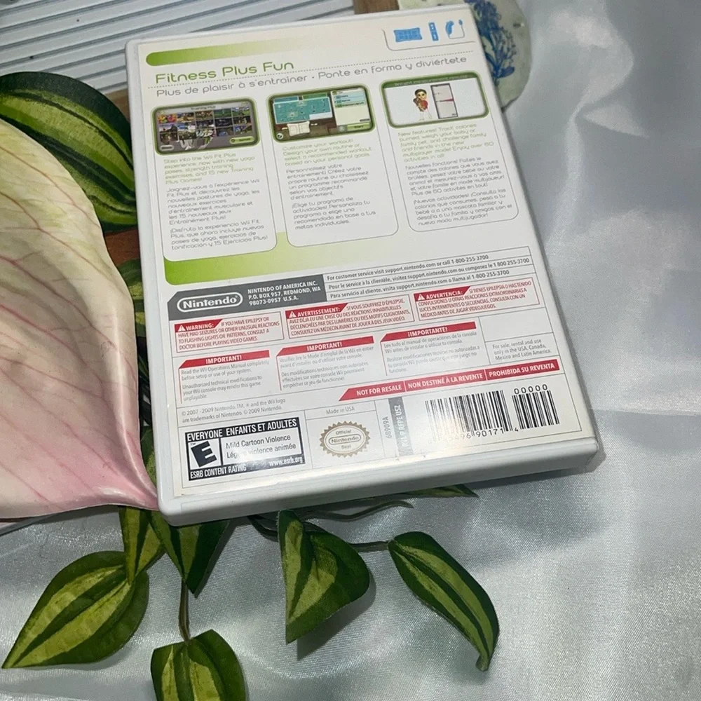 Wii Fit Plus (Wii, 2009) Tested and works great see photos for details.